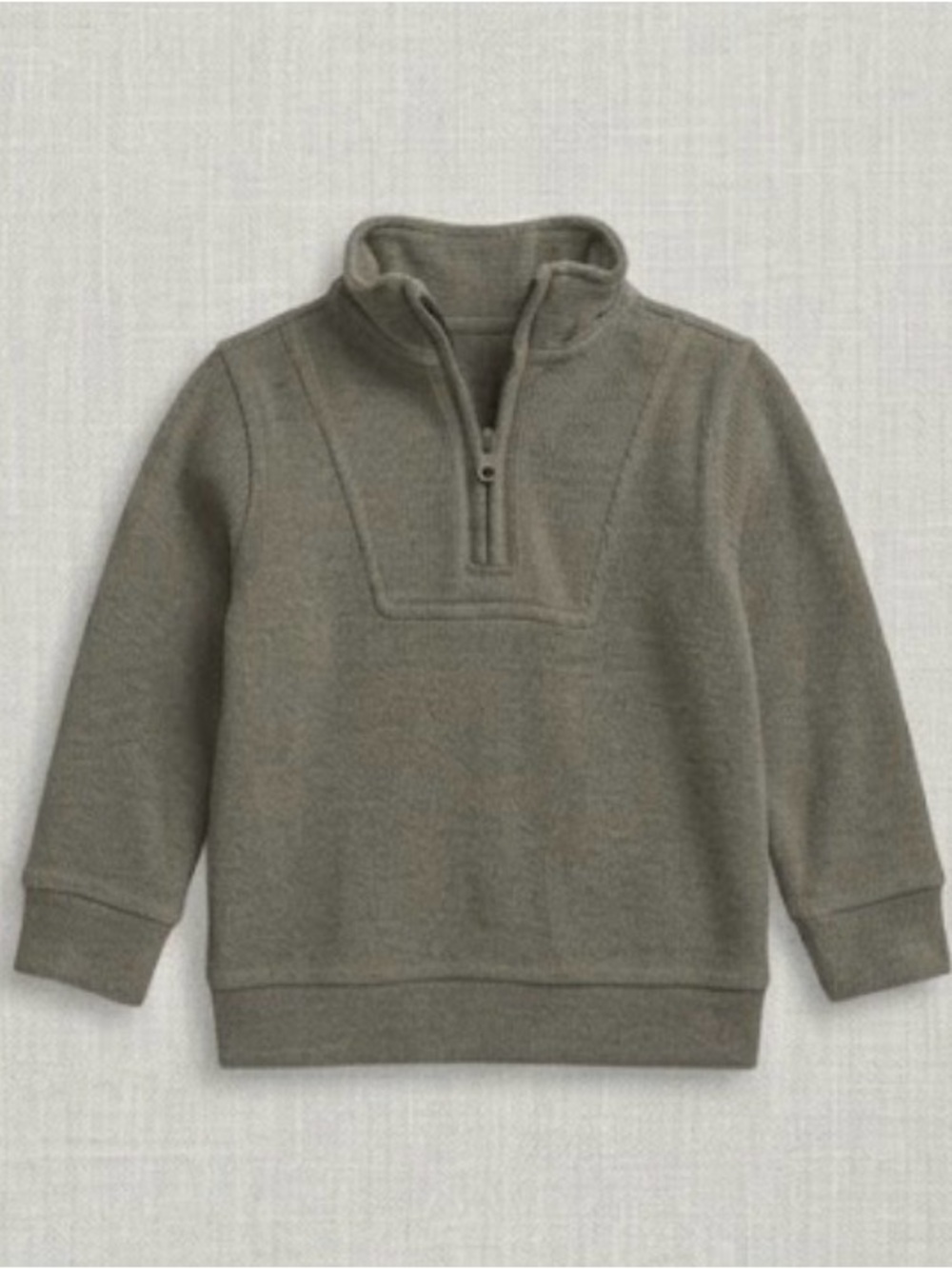 Old Navy 18-24M Olive Green Quarter-Zip Sweater⁠